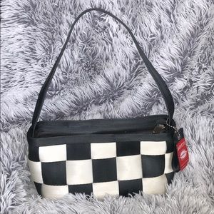 Harvey’s Seatbelt Tote Black & White Checkered